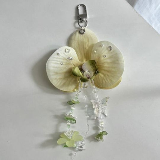 Orchid Bloom Keychain