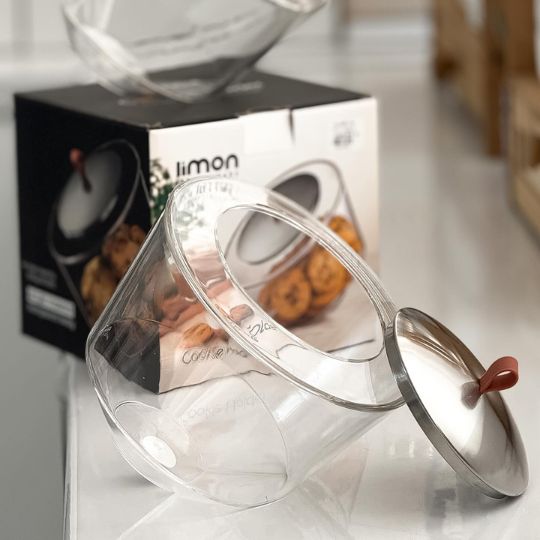 Glass Storage Jar with Lid