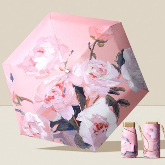 Rosy Glow Mini Umbrella