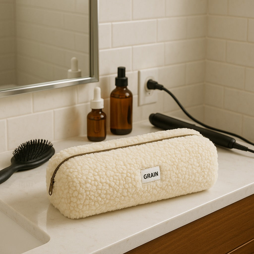 Fluffy Cosmatic Storage Pouch