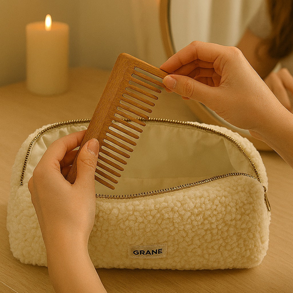 Fluffy Cosmatic Storage Pouch