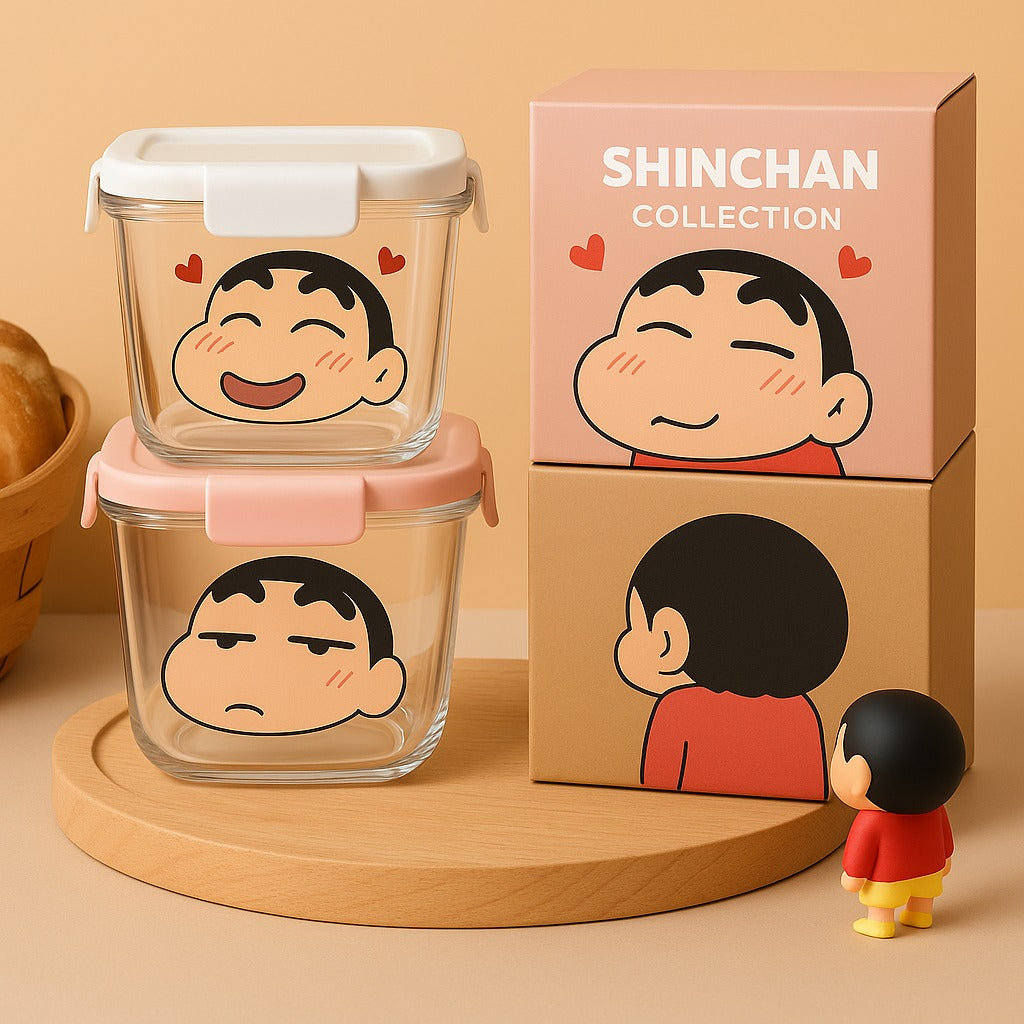 Shinchan Glass Jars
