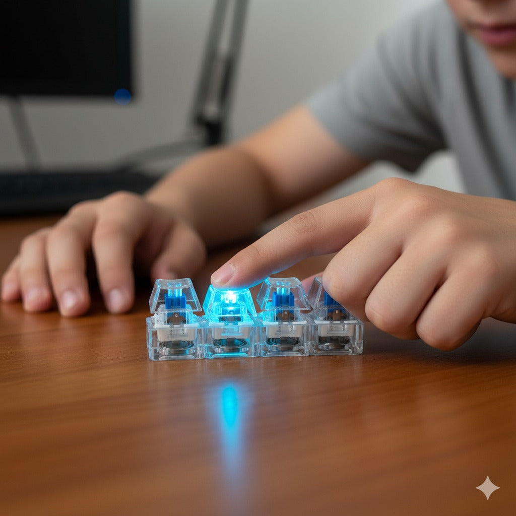 Fidget Light Keychain