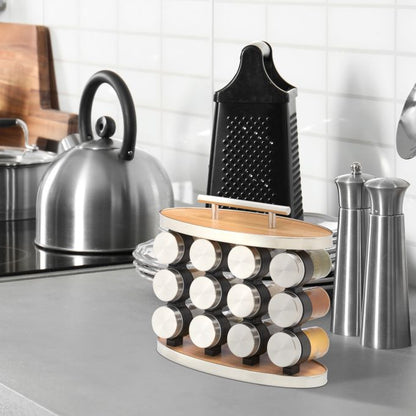 Spice Rack with Jars