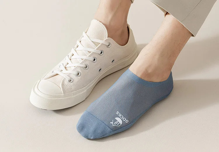 Summer Cool Comfort Socks: Breathable Mesh, Non-Slip Grip