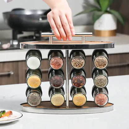 Spice Rack with Jars