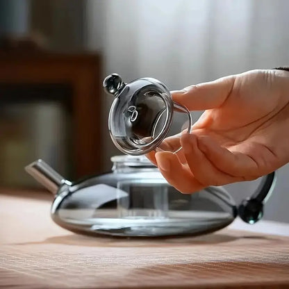 Droplet Glass Teapot