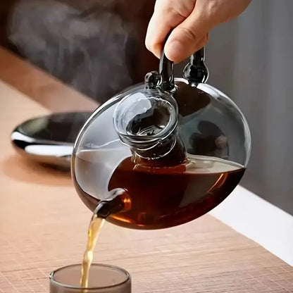 Droplet Glass Teapot