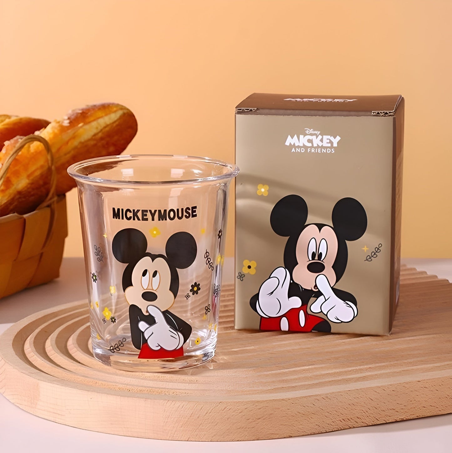 Mickey & Friends Glass Cup