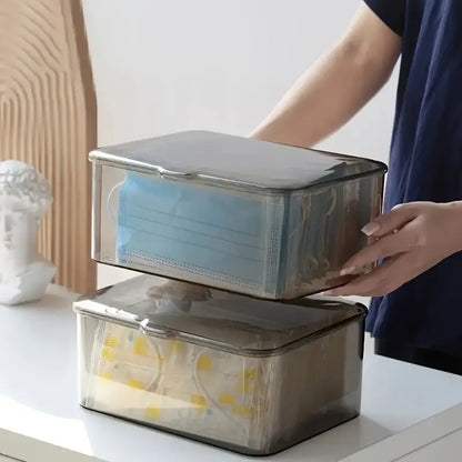 Transparent Desktop Storage Box