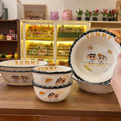 Crayon Shin-chan Ceramic Bowls