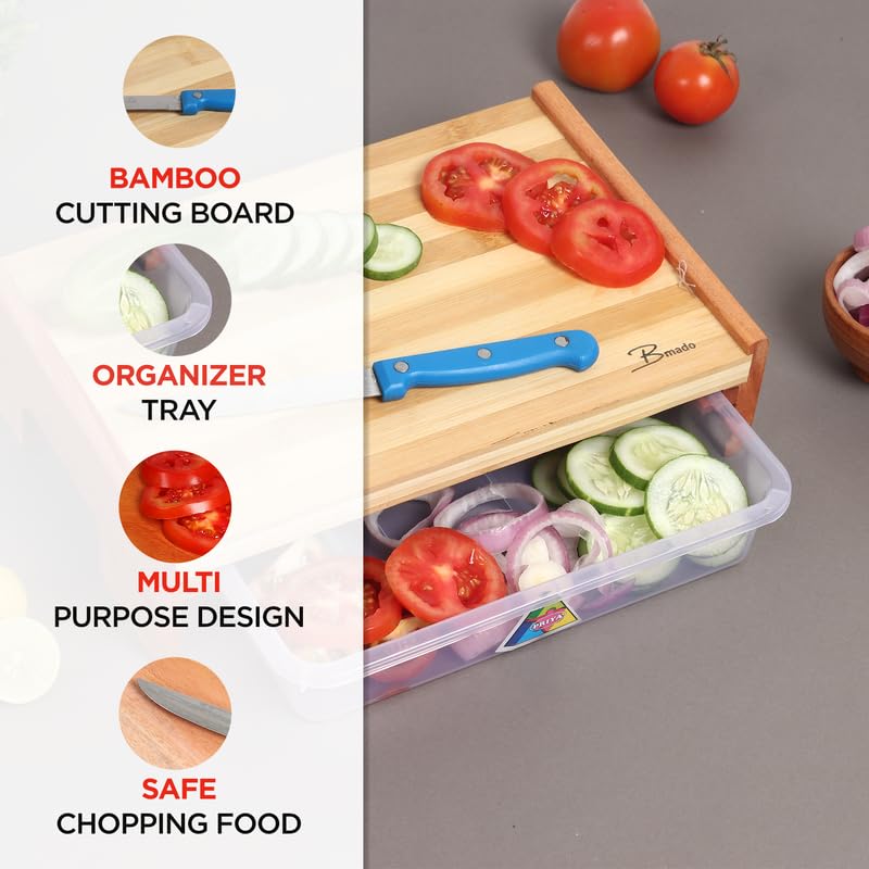 Sliding Tray Chopping Board