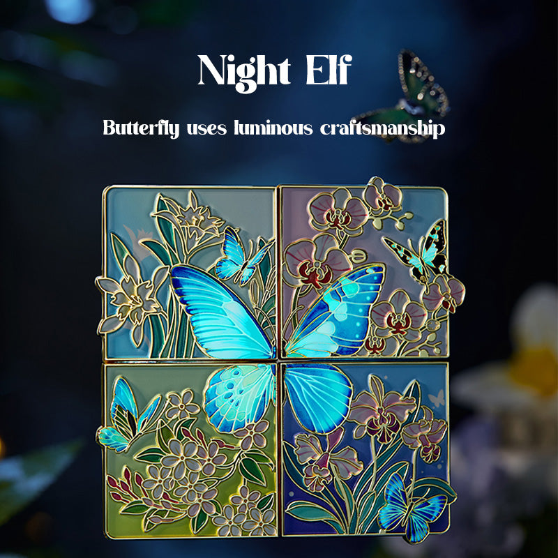 Glowing Butterfly Fridge Magnet