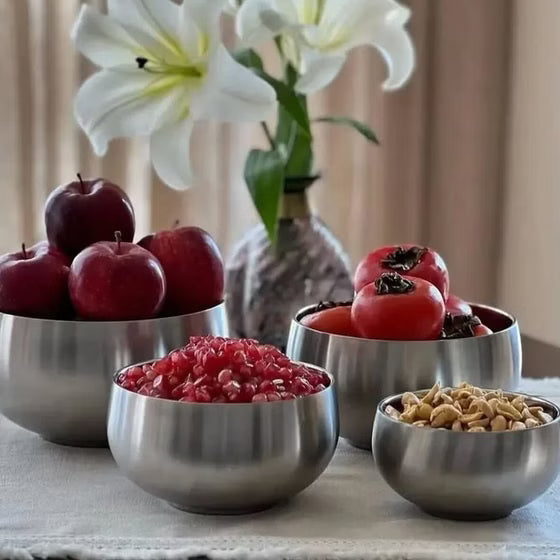 Double-wall Steel Bowls