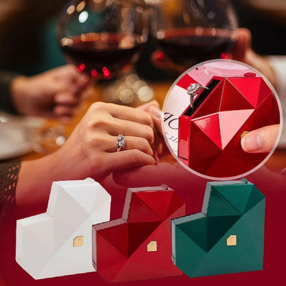 Heart Shaped Ring Box