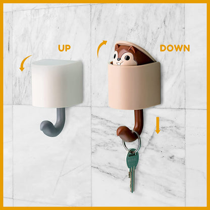 Cute Squirrel Adhesive Hook