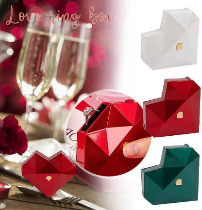 Heart Shaped Ring Box