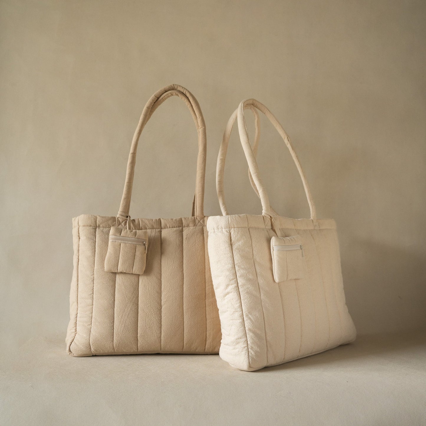 Crinkle Stripe Tote Bag