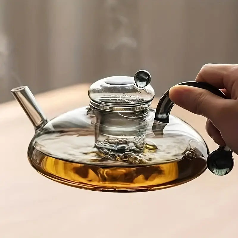 Droplet Glass Teapot