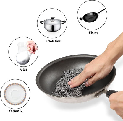 Stainless Steel Chain Scrubber (12.5 CM x 12.5 Cm)