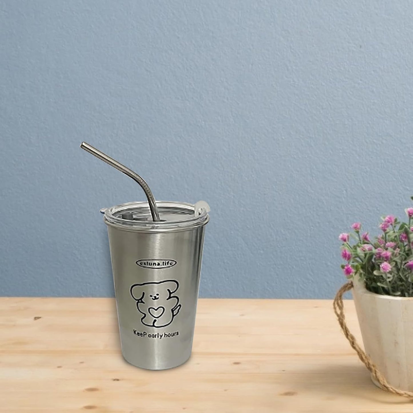 Stainless Steel Mug With Lid