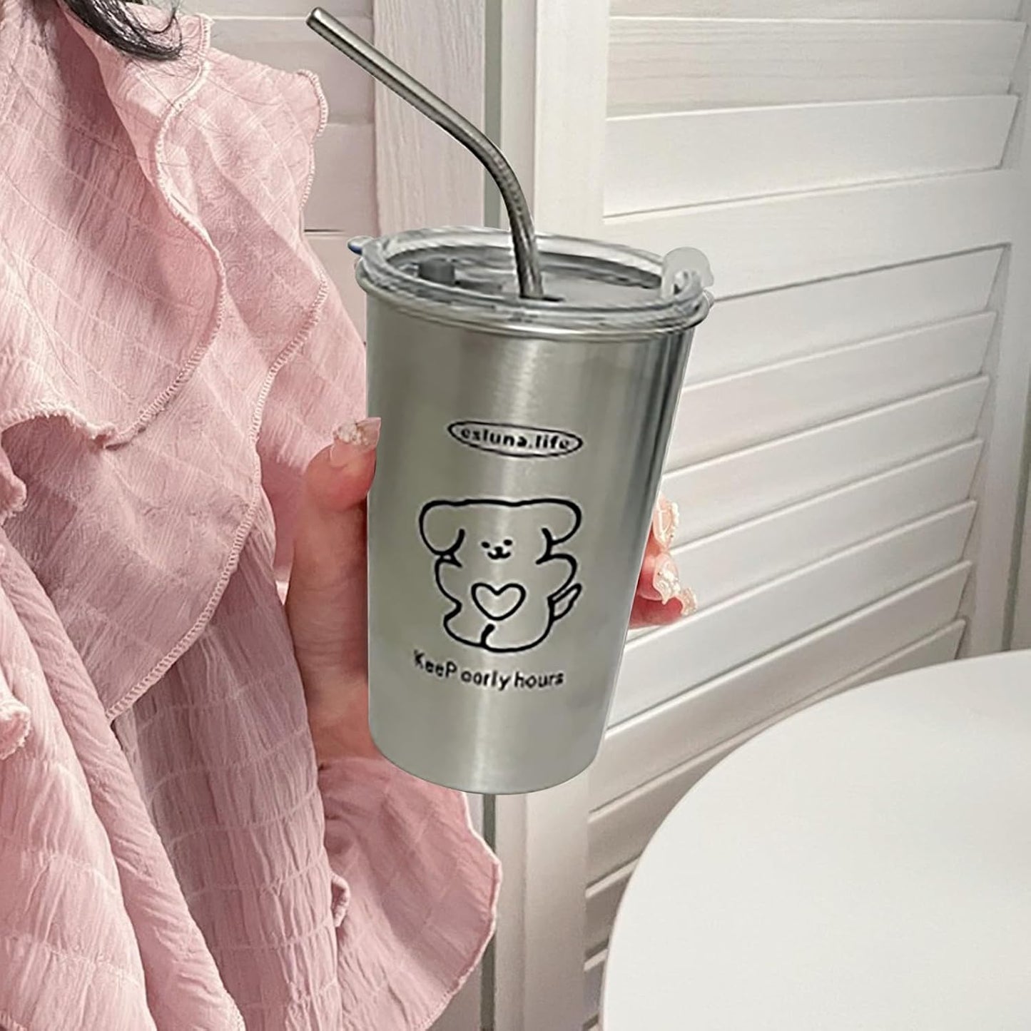 Stainless Steel Mug With Lid