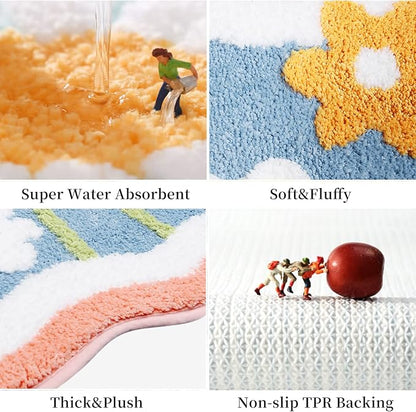 Floral Soft Touch Floor Rug