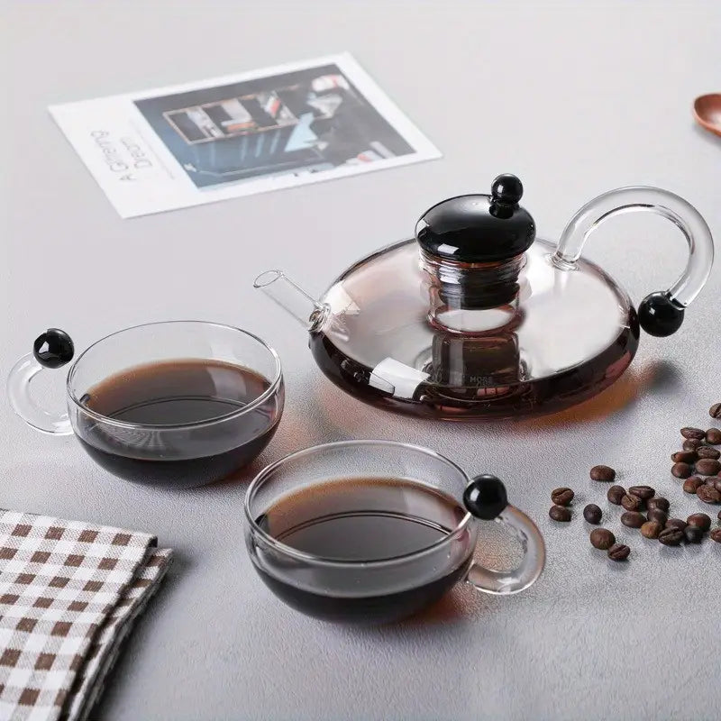 Droplet Glass Teapot