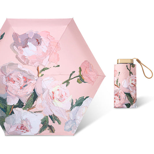 Rosy Glow Mini Umbrella