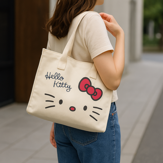 Kitty Canvass Totebag