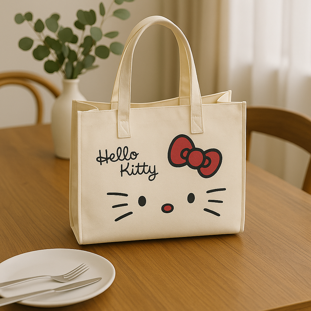 Kitty Canvass Totebag