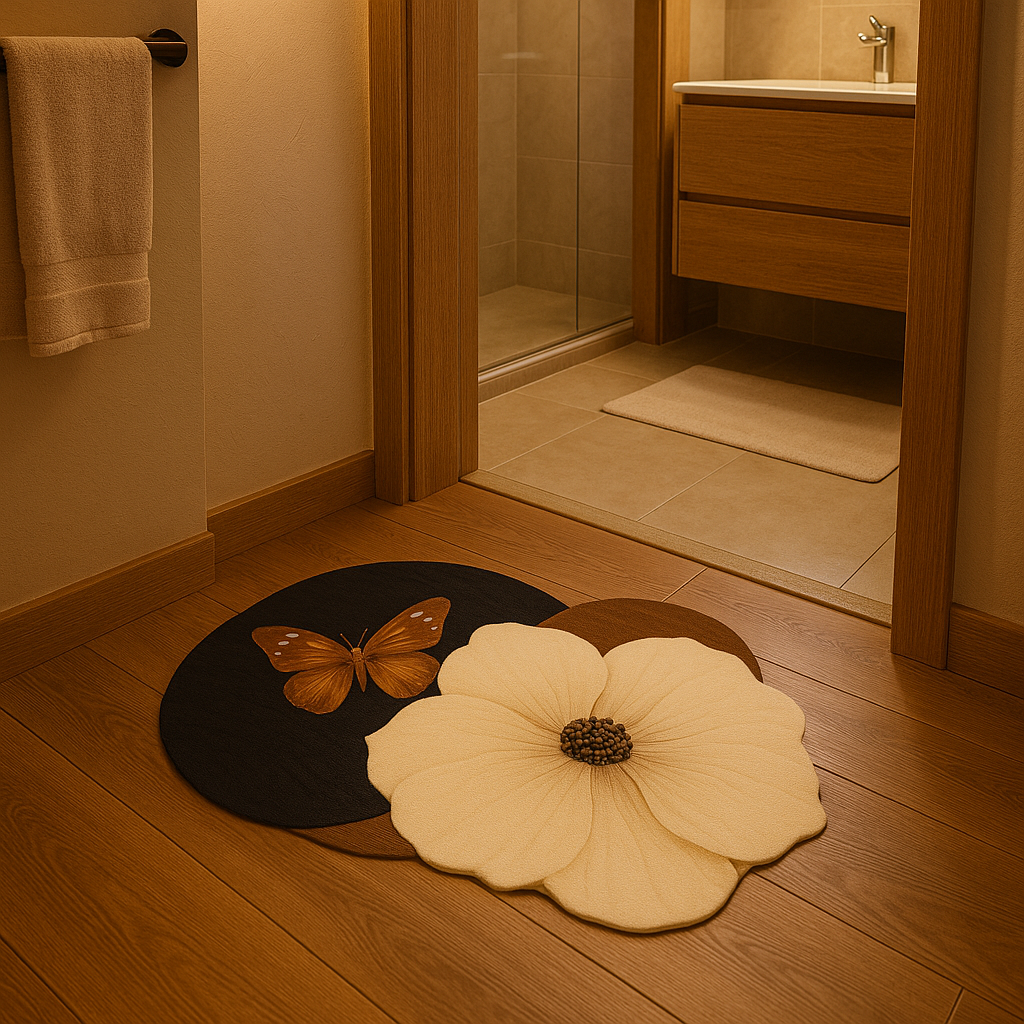 Butterfly Flower Mat