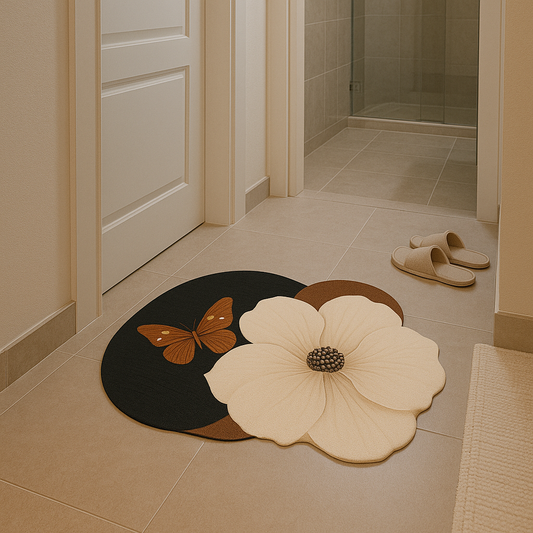 Butterfly Flower Mat