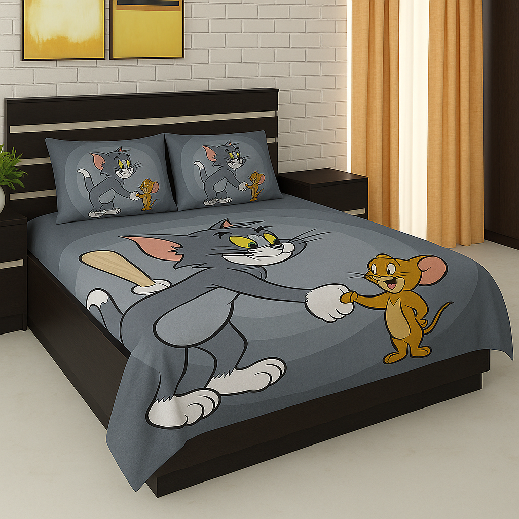 Tom & Jerry Bedsheet