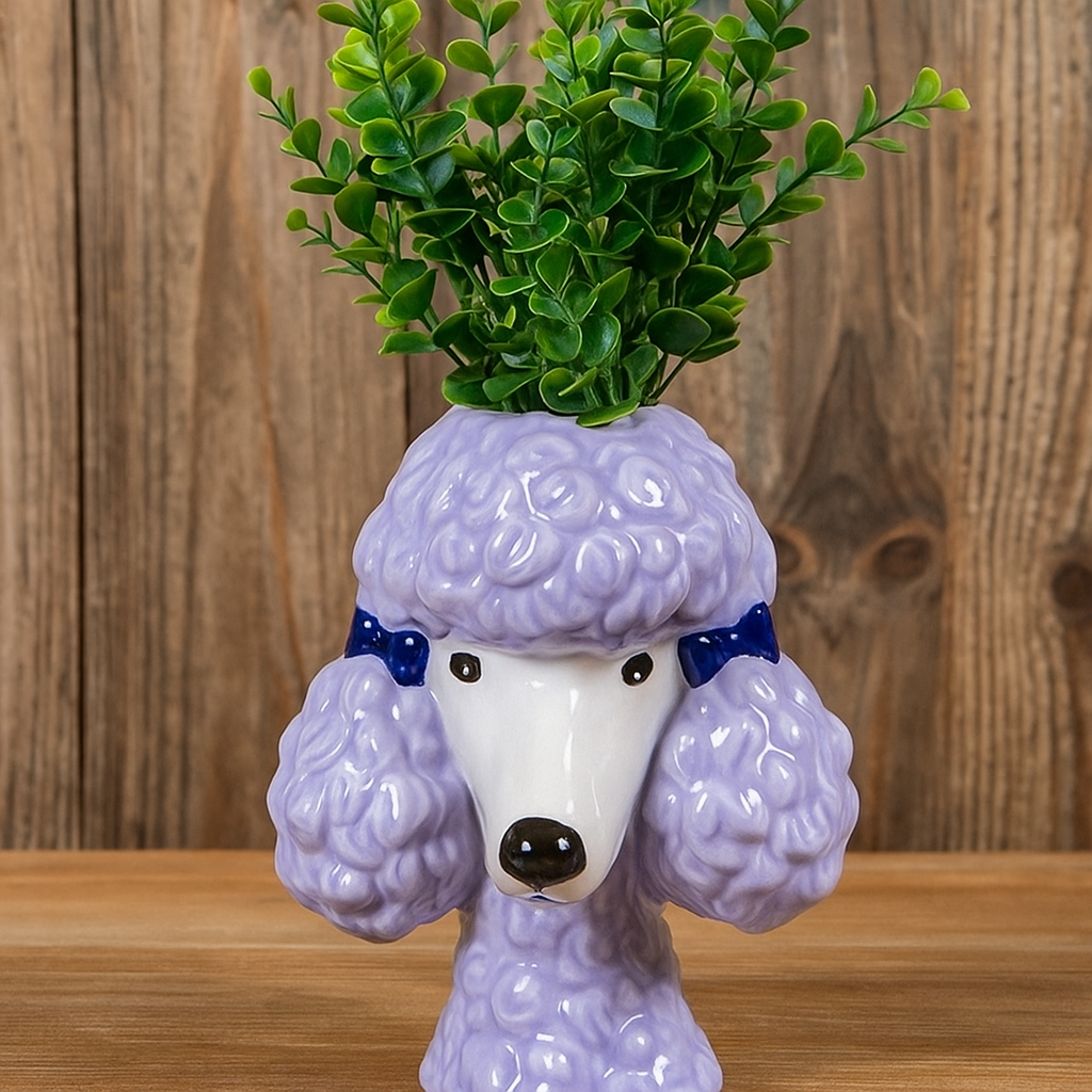 Poodle Flower Vase