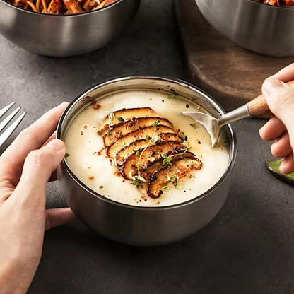 Double-wall Steel Bowls