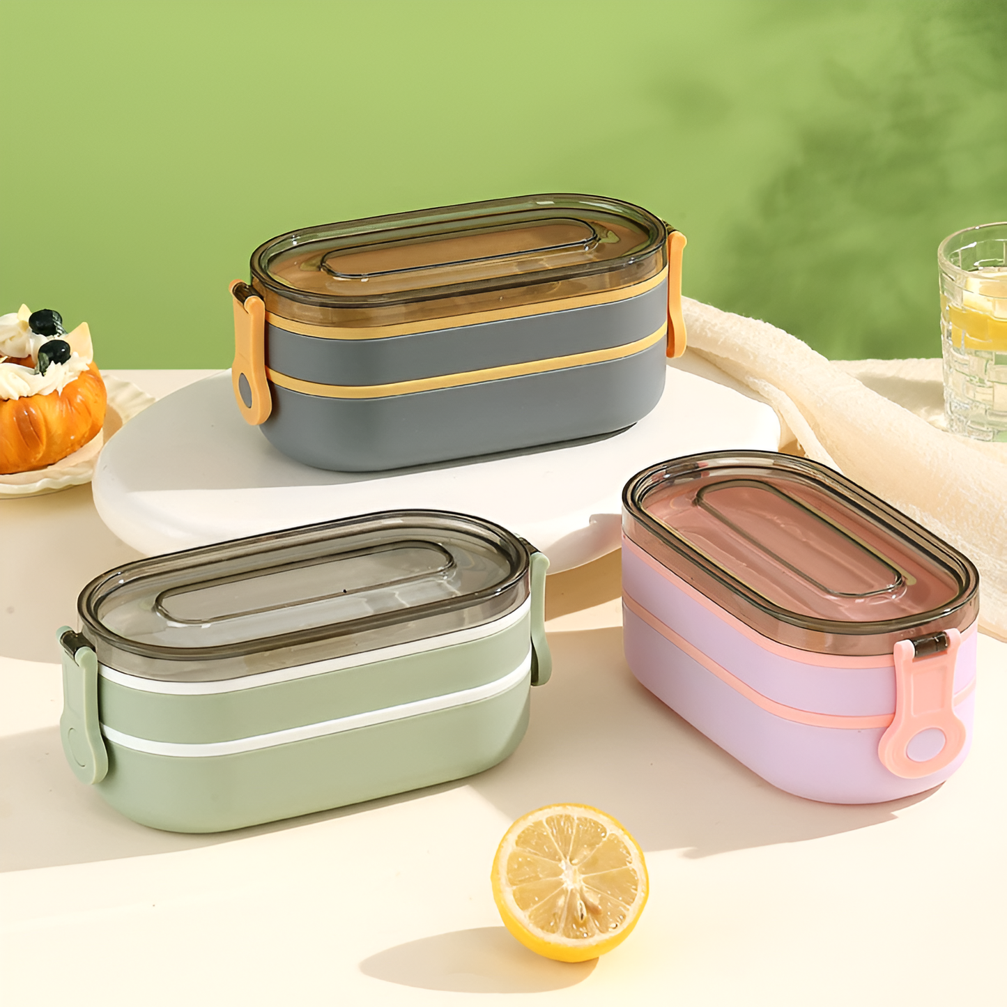 Pastel Bento Lunch Box