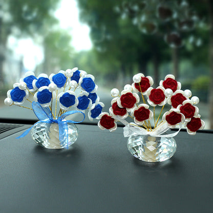 Crystal Flower Ornament