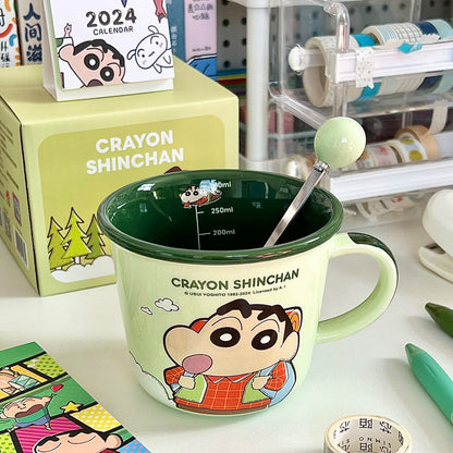Shinchan Cup With Shiro Lid & Spoon