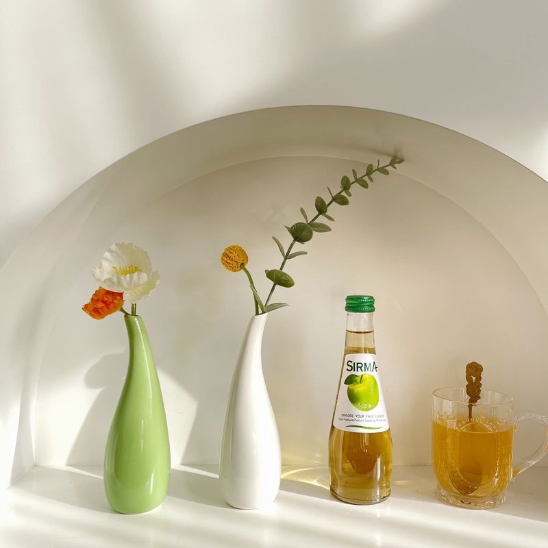 Soft Curved Ceramic Vase