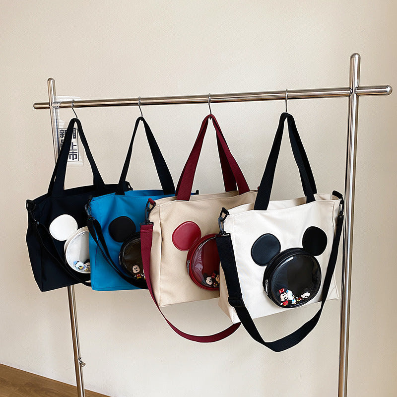 Cute Mickey Tote Bag (Black & White)