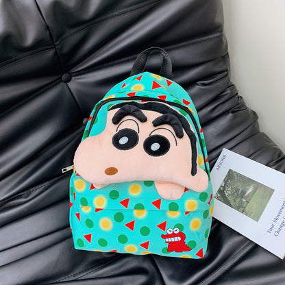 Shin-chan Plush Face Backpack