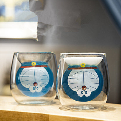 Doraemon Double Wall Glass