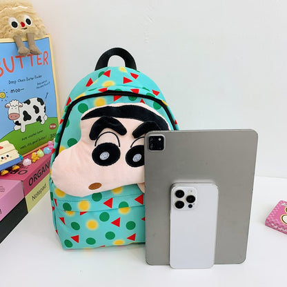 Shin-chan Plush Face Backpack