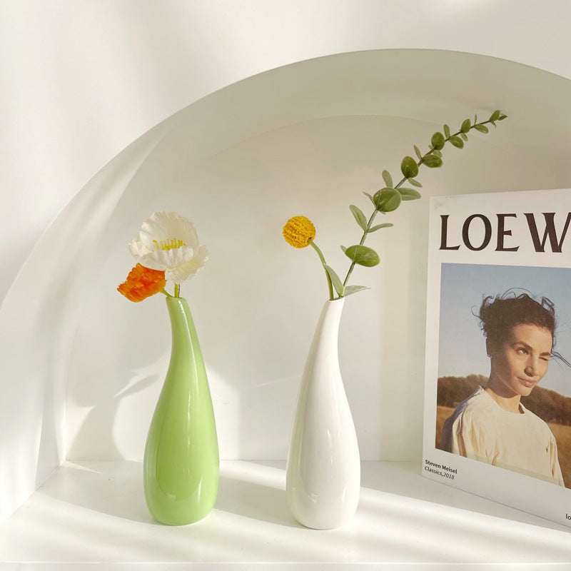 Soft Curved Ceramic Vase