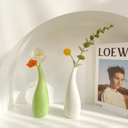 Soft Curved Ceramic Vase