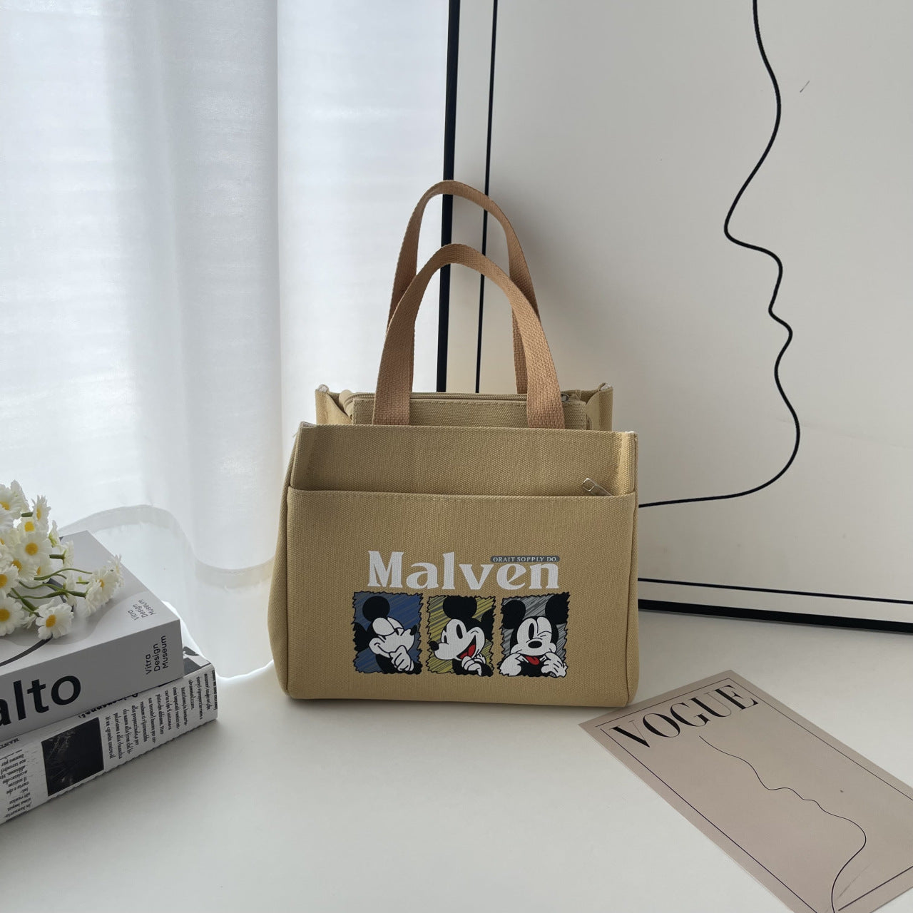 Malven Cartoon Tote Bag