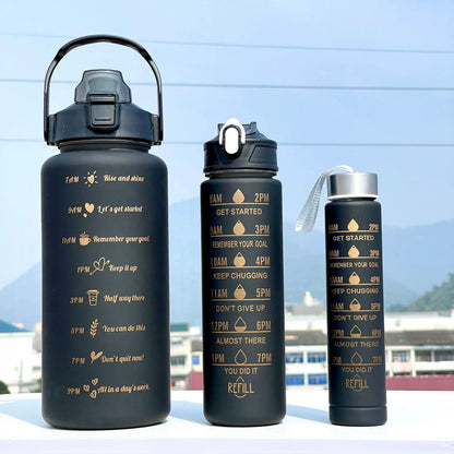 3 in 1 Motivational Bottle Set