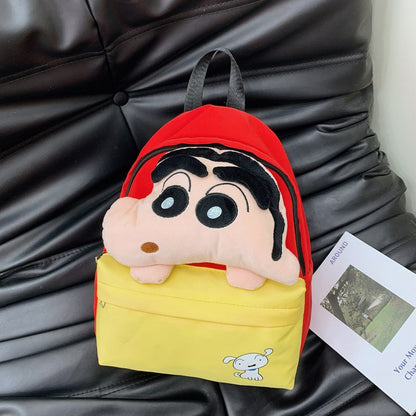 Shin-chan Plush Face Backpack