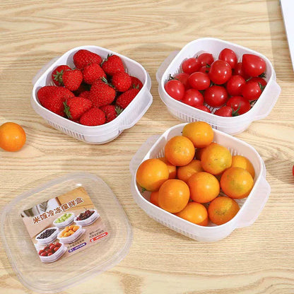 Double Layer Draining Box